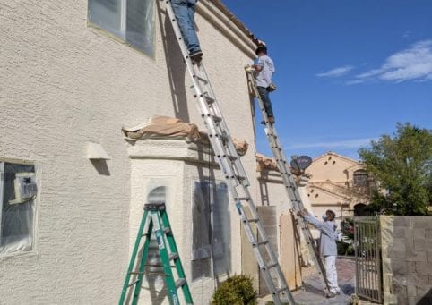 Residential Exterior Painting | Side of Home