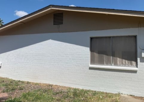 Residential Exterior Painting Job | Side of Home
