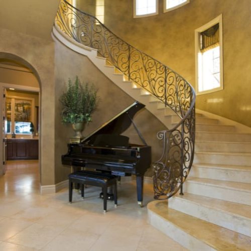 Tuscan style home interior