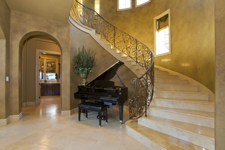 Tuscan style home interior